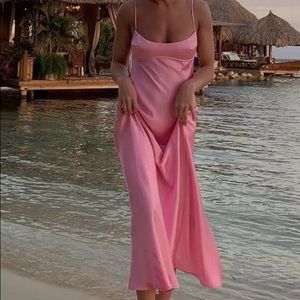 Zara Pink Cami Slip dress